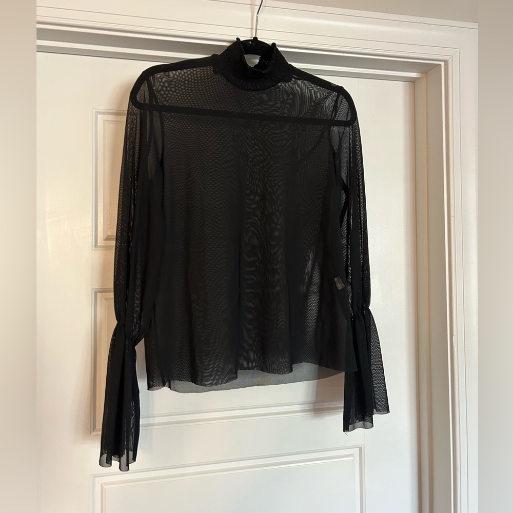 Zara black blouse